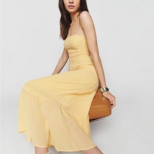 Reformation Arta Dress in Sunshine